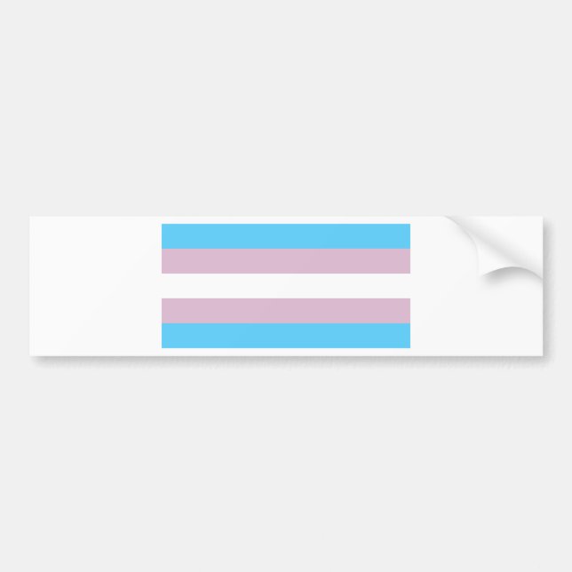 Transgenderpride Bildekal (Framsidan)