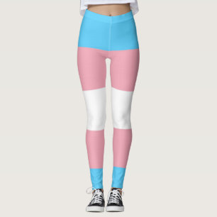 Transgenderpridedamasker Leggings