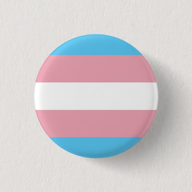 Transgenderprideflagga Knapp (Framsida)