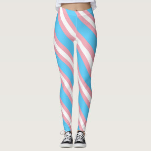Transgenderprideflagga - LGBT-regnbåge Leggings