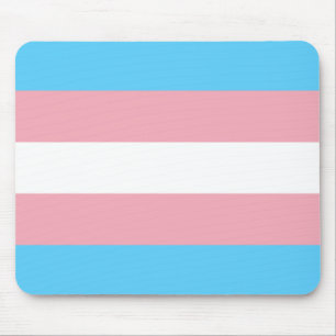Transgenderprideflagga - LGBT-regnbåge Musmatta