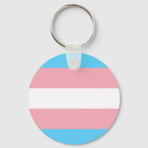 Transgenderprideflagga - LGBT-regnbåge Nyckelring