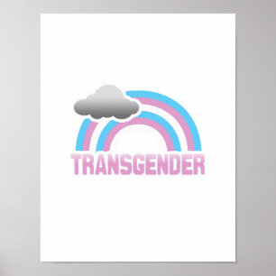 TRANSGENDERREGNBÅGE POSTER