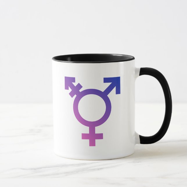 Transgendersymbol Mugg (Höger)