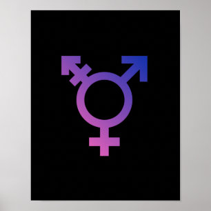 Transgendersymbol Poster