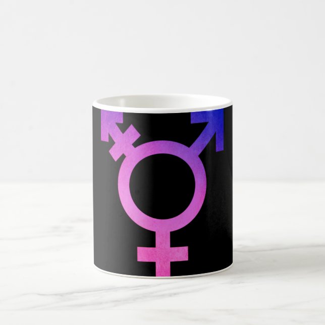 Transgendersymbolmugg Kaffemugg (Center)