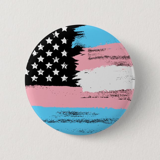 TransgenderUSA flagga | knäppas Knapp (Framsida)