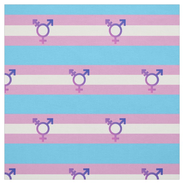 Transgenens Pride och symbol Tyg (Provkarta)
