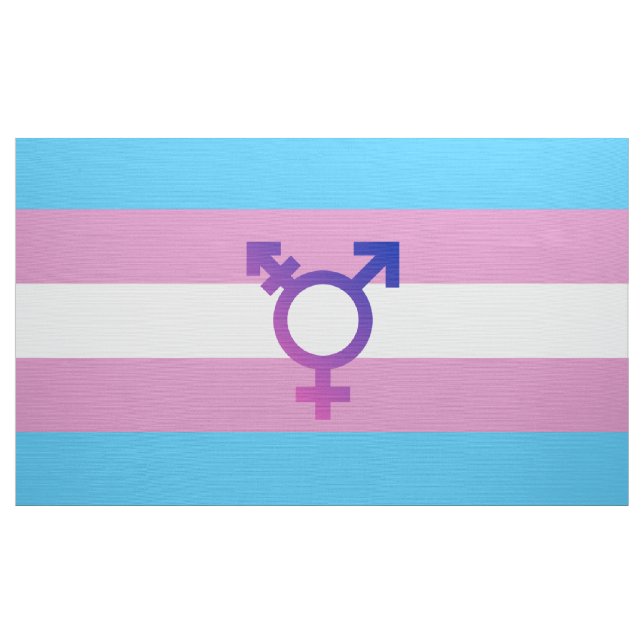 Transgenens Pride och symbol Tyg (Yard)