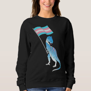 Transgengensoaur Trans Pride Lgbt Pride Flagga P T Shirt
