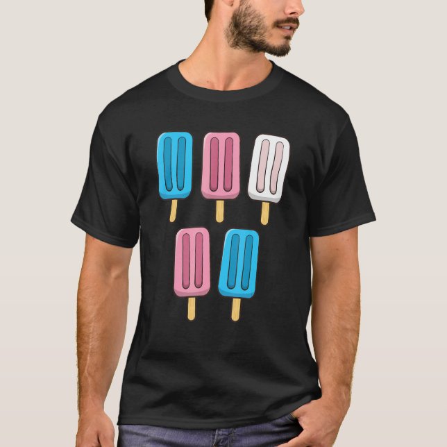 Transgenpopulationer 4:e juli Transeille Pri T Shirt (Framsida)
