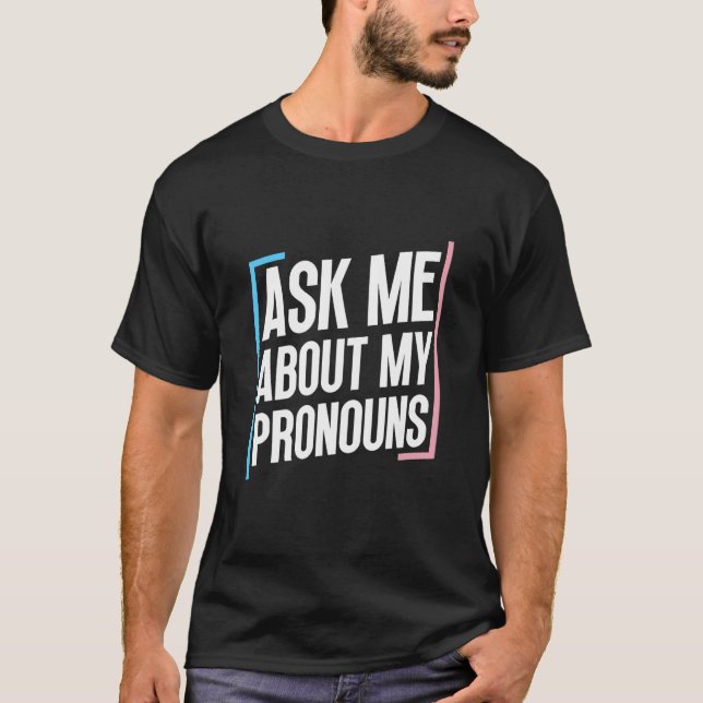 Transgensförklaringar för transgena Priden i Flagg T Shirt (Framsida)