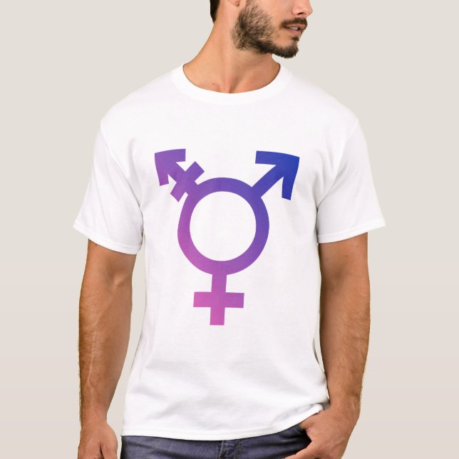 Transgensymbol T-shirt (Framsida)