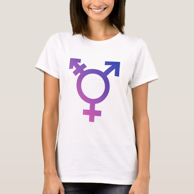 Transgensymbol T Shirt (Framsida)