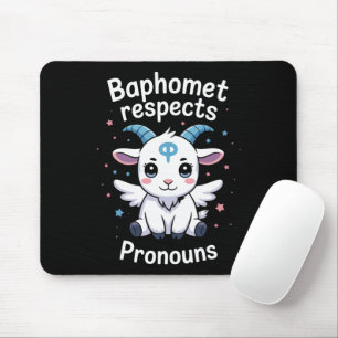 Transgenus Baphomet Respekterar Pronomen Transstol Musmatta