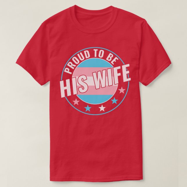 Transgenus HBT-stolthet över att vara hans Pride ö T Shirt (Design framsida)