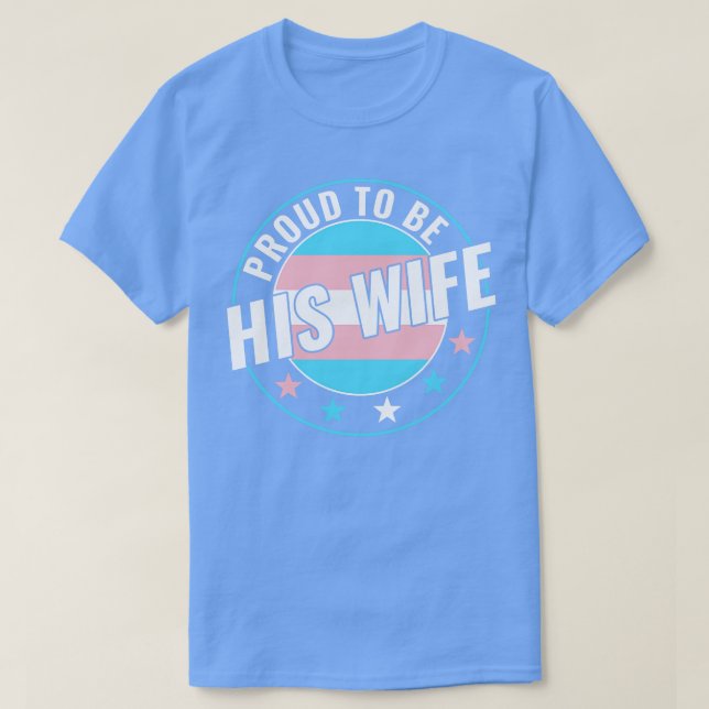 Transgenus HBT-stolthet över att vara hans Pride ö T Shirt (Design framsida)