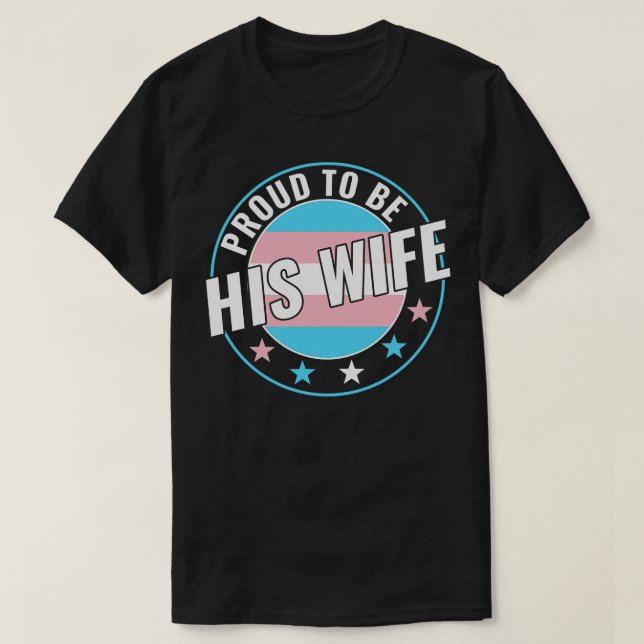 Transgenus HBT-stolthet över att vara hans Pride ö T Shirt (Design framsida)
