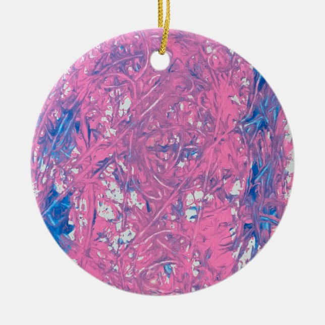 Transgenus M Marblekonst Julgransprydnad Keramik (Framsidan)