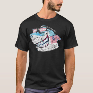 Transgenus Trans Hbt Stoltighet Rättigheter Haj T Shirt