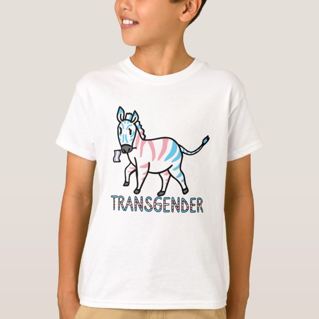 Transgenzebran T Shirt (Framsida)