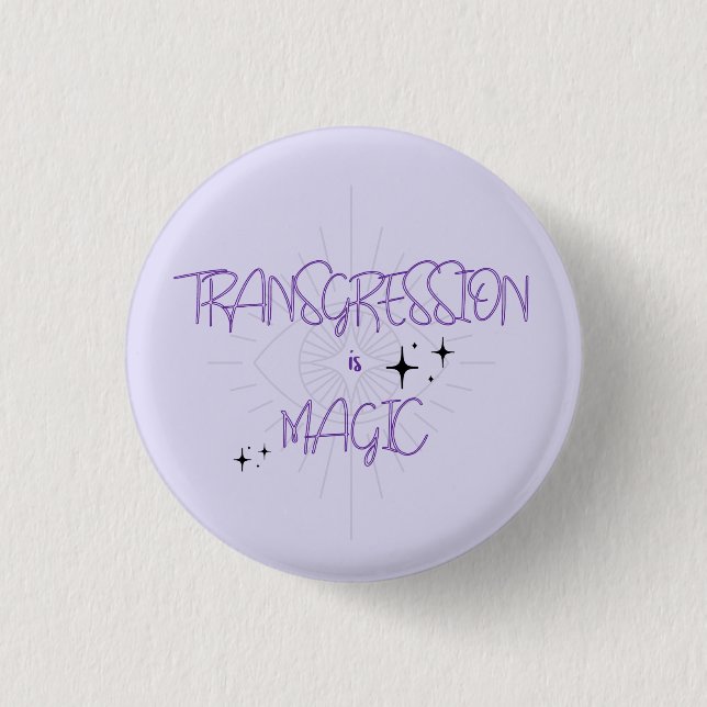 Transgression är Magic Pin Knapp (Framsida)