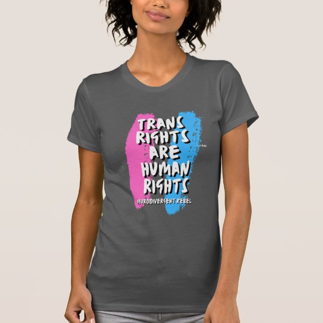 TransHöger är Human Högers Shirt T Shirt (Framsida)