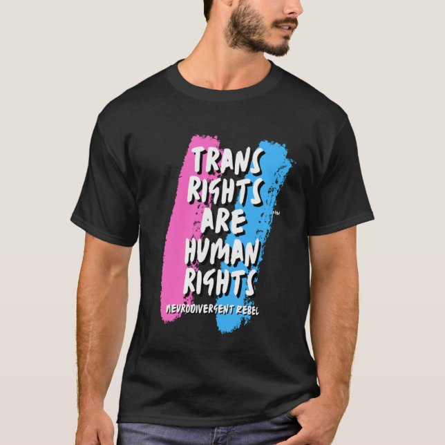 TransHöger är Human Högers Shirt T Shirt (Framsida)