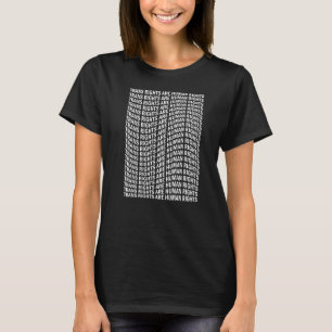 TransHöger är humana Höger Lgbtq Transgender P T Shirt