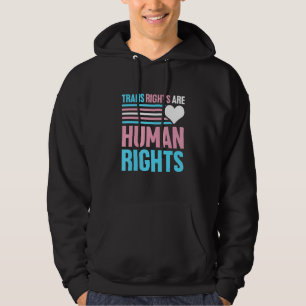 TransHöger är humant Rättigheter Transgender Lgbtq Hoodie