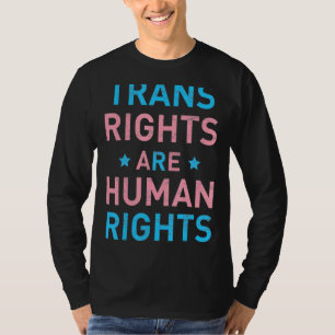 TransHöger är humant Rättigheter Transgender Lgbtq T Shirt