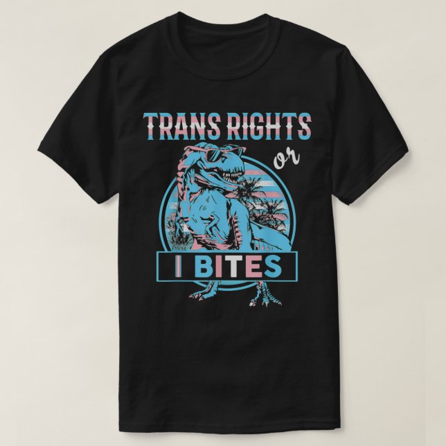 TransHöger Transgender-Pride eller I-Bitor TRe  T Shirt (Design framsida)