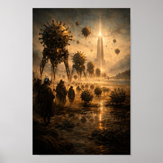 Transhumans av det osynliga poster (Framsidan)
