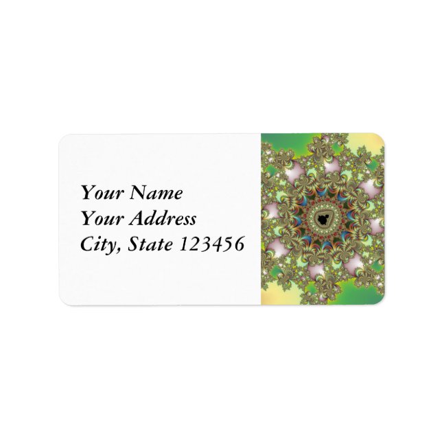 Transit - Fractal Adressetikett (Framsidan)