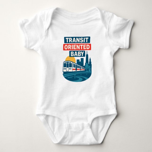 Transit orienterad Baby T Shirt (Framsida)