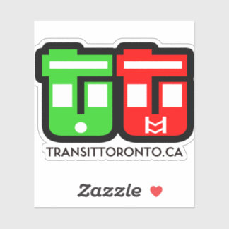 Transit Toronto Logo Sticker Klistermärken
