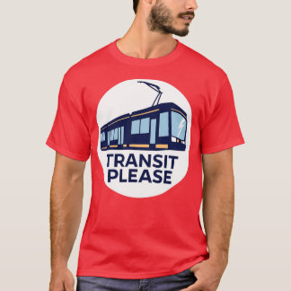 TRANSITERA SNABBT i en cirkel T Shirt