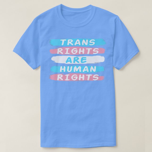 Transiterade Höger är LGBTQ-prid T Shirt (Design framsida)