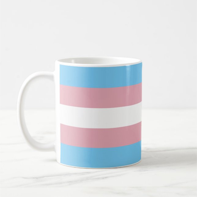 Transiterat Pride-Flagga Kaffemugg (Vänster)