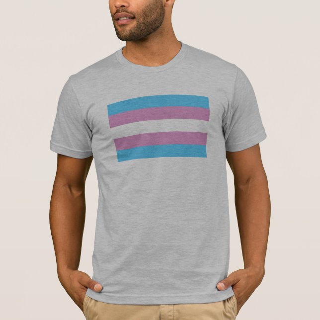 Transiterat Pride-Flagga Tee (Framsida)