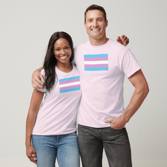 Transiterat Pride-Flagga Tröja (Unisex)