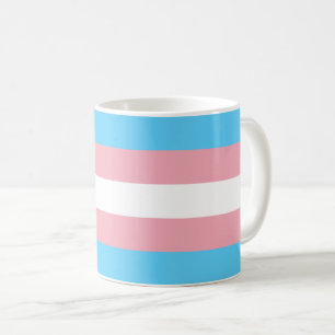 Transiterat Pride (Transgender Pride)-Flagga Kaffemugg