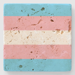 Transiterat Pride (Transgender Pride)-Flagga Stenunderlägg
