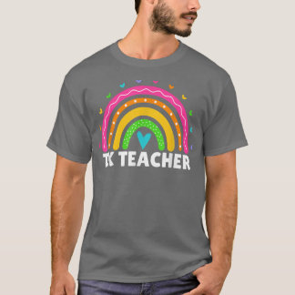 Transitional Kindergarten Teacher Rainbow Women TK T Shirt