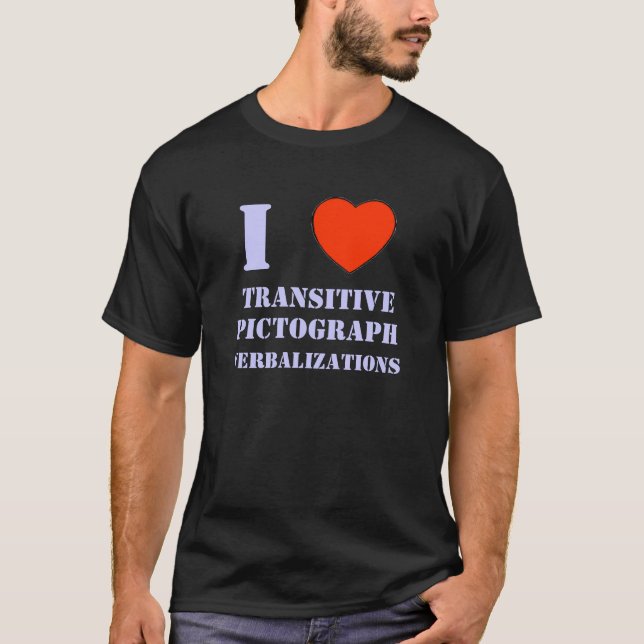 Transitive PictographVerbalizations T-shirt (Framsida)