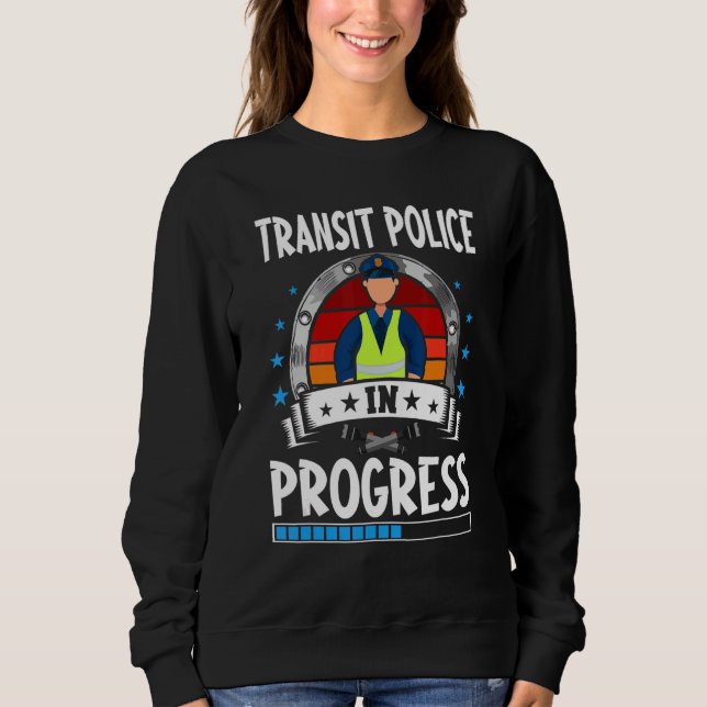 Transitpolisen pågående trainee-elev t shirt (Framsida)