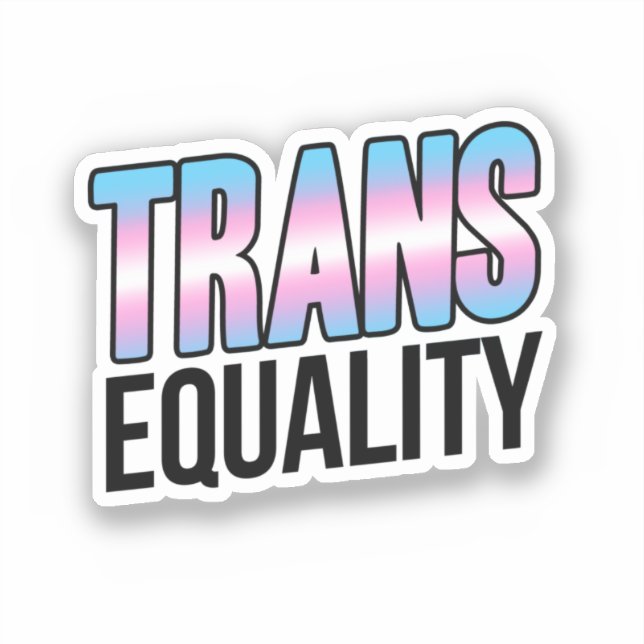 Transjämlikhet Klistermärken (Framsida)