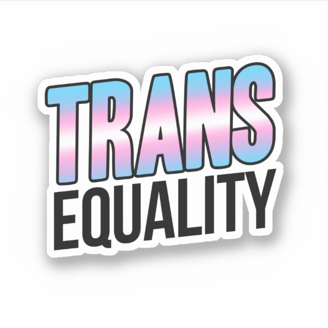 Transjämlikhet Klistermärken (Framsida)