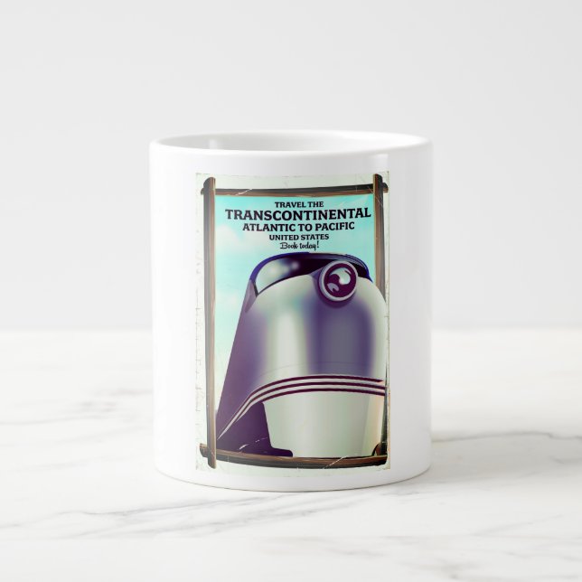 Transkontinental Railroad USA. Jumbo Mugg (Framsidan)