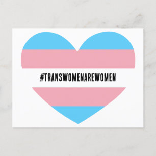 #TRANSKVINNORÄRKVINNOR Hjärta Vykort
